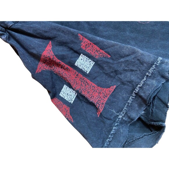 Affliction Mens Live Fast American Customs T-Shirt Size XL Black Y2K Skull Sword - Picture 5 of 10